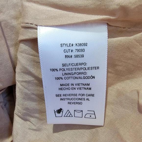 NWT Kut From The Kloth Sequin Iridescent Crinkle Cocktail Dress Blush Size S - Picture 11 of 13